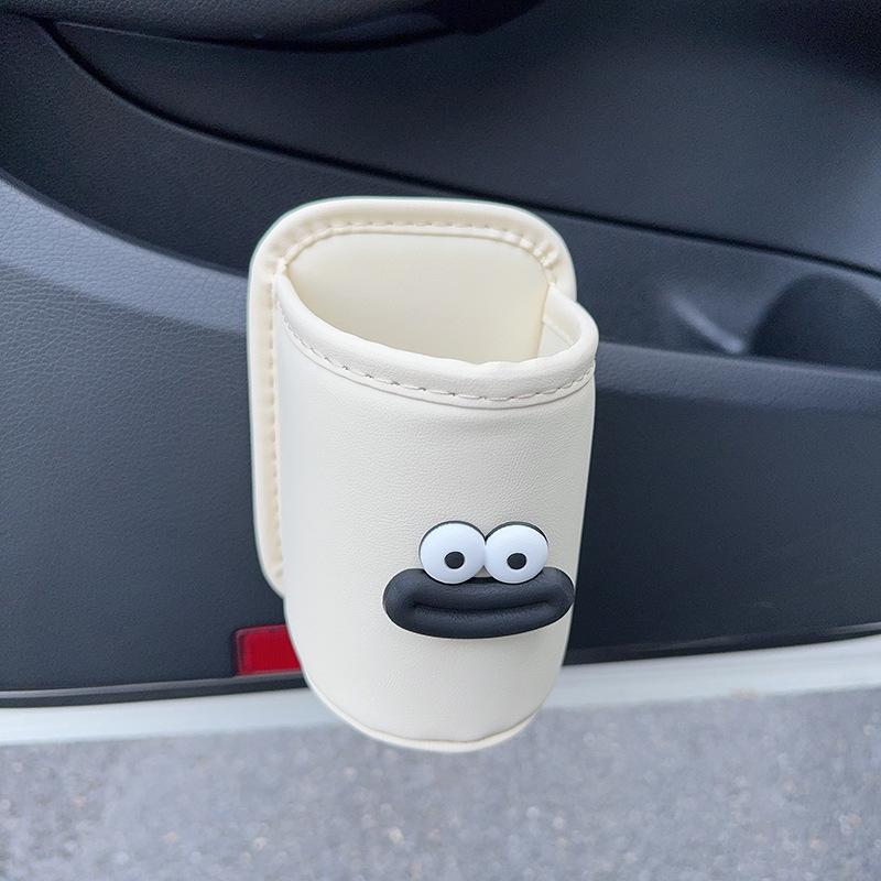 Car Seat & Door Cup Holder: Fixed Backrest Storage & Side-Mounted Drink Holder