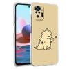 Милый Чехол для Телефона с Динозавром и Медведем для Пары для Xiaomi Redmi Note 12 4G 11 10 Pro 5G 10C 10S 9S 9 9T 8T 9C 9A 8 8A 7 K50 K40