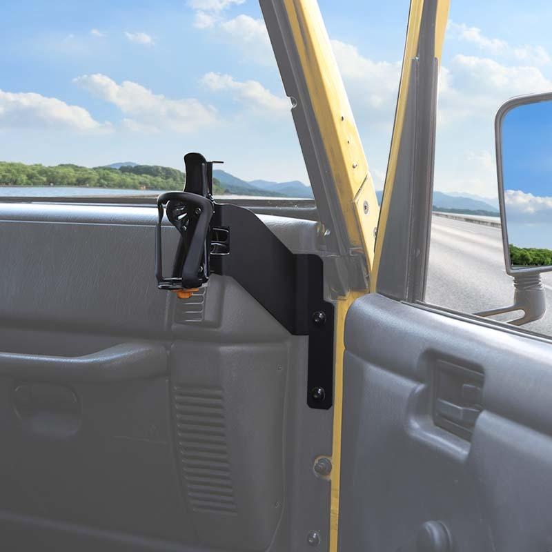 Car Central Console Water Cup Mobile Phone Stand Bracket Fit For Jeep Wrangler TJ 1997-2006 Car Interior Accessories
