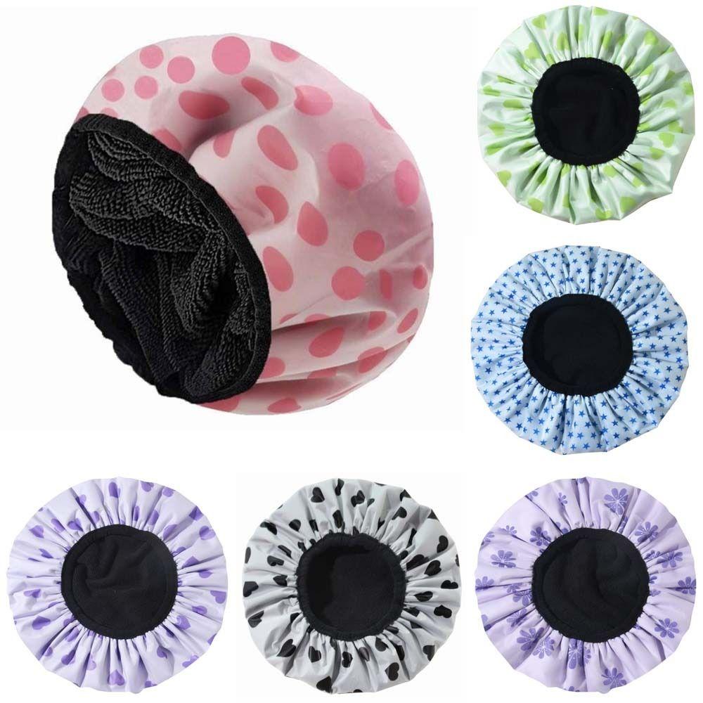Products Sleeping Hat Bath Showering Accessories Hair Beanie Shower Cap Bonnet Bath Hair Caps