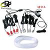 10 In 1 LED Atmosphere Car Light Interior Decoration Fiber Optic Strip Lights App Control Decorative Ambient Lamp 12V