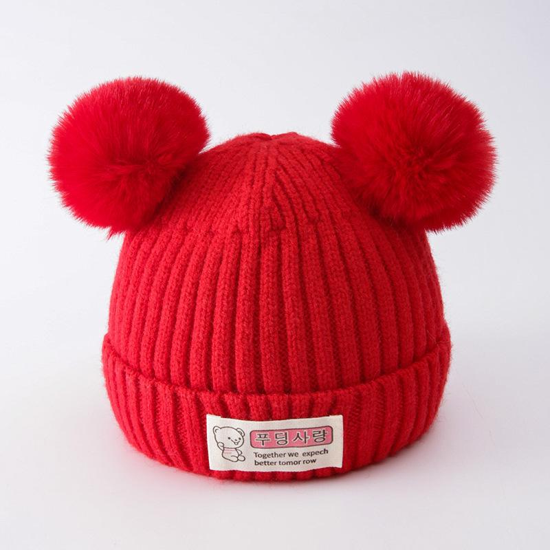 Adorable Newborn Wool Hat: Cozy Knit Cashmere for Boys & Girls, Perfect for Autumn/Winter.
