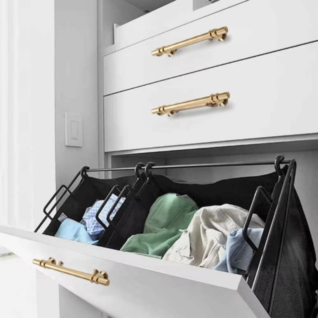 T  Drawer Knobs Closet Pulls Kitchen Cabinet Door Handles Black Gold