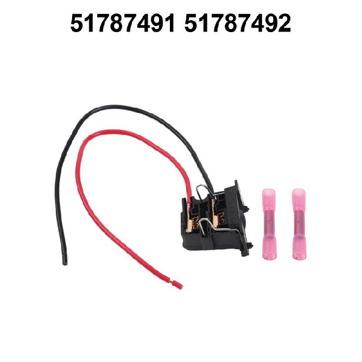 Replacement Bulb Socket 51787491 51787492 for H7 Halogen Bulb Fits Rear Tail Light of For Fiat 500 and For Abarth 595 695 Models