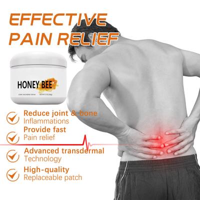 59 г крем для костей и суставов с пчелиным ядом, натуральный крем для облегчения боли при артрите, медовый пчелиный крем, крем для ухода за суставами