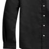 Polo Ralph Lauren Ss23 Однотонная рубашка с длинным рукавом и вышитым логотипом Мужские рубашки черного цвета 710767828-001