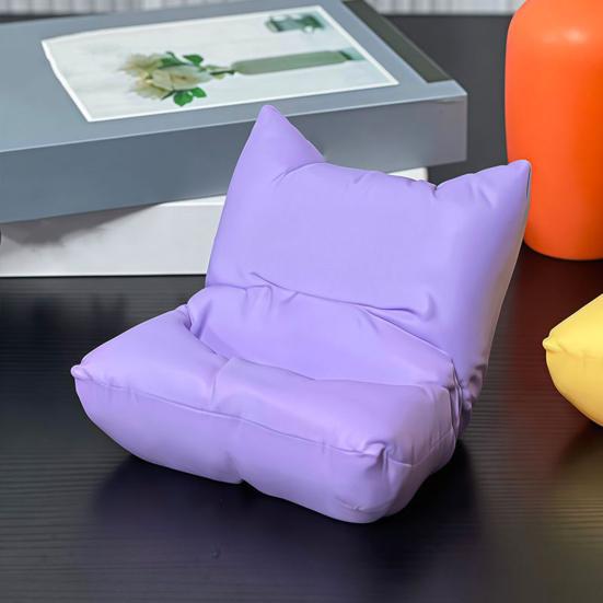 Держатель для телефона в форме дивана с портом для зарядки, регулируемый угол наклона, инновационное крепление для телефона на диван, кресло, для домашнего офиса и путешествий