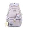 Women's Color Block School Bag Large Capacity Junior High School Student Backpack