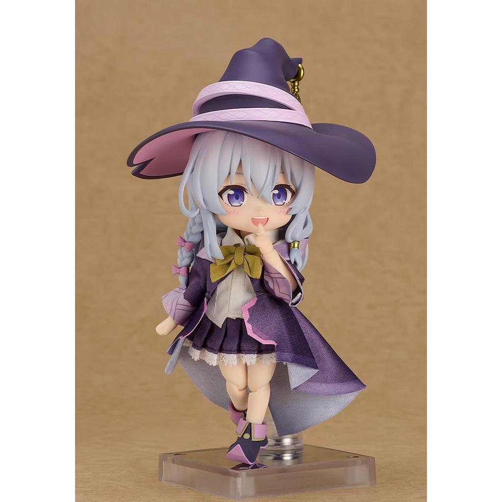 Good Smile Company Nendoroid Doll Elaina "Wandering Witch" Figurine - Painted, Fabric, Magnetic & Plastic, Articulated