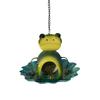 Metal Outdoor Courtyard Bird Feeder Hanging With Tray Decoration
