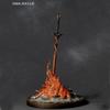 Hot Dark Souls III Bonfire Lit Sword Light up 21CM Classic Anime Game Statue Figure Model Toy Adornment Collection