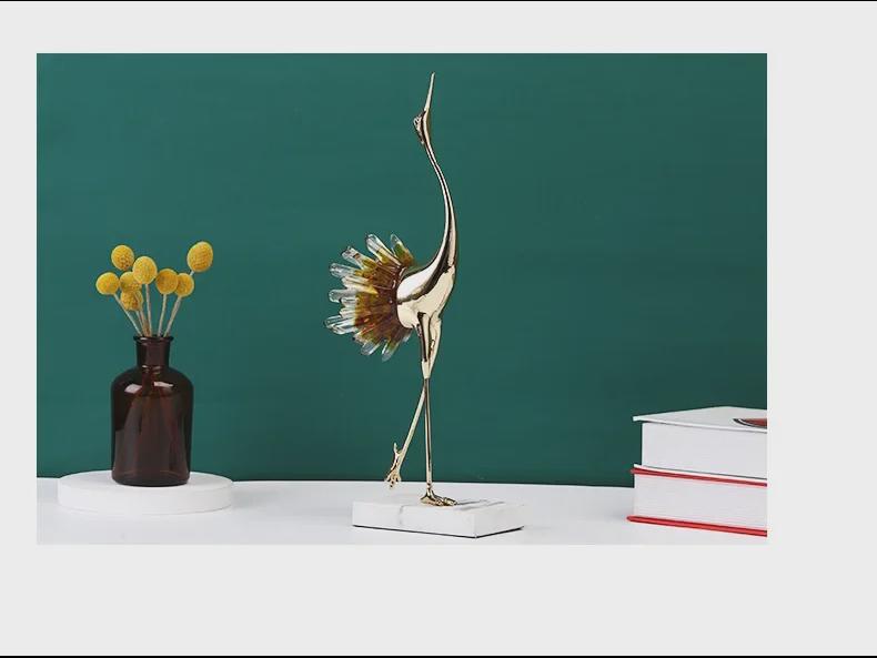 Роскошный прозрачный хрустальный кран набор металлических поделок - мягкая мебель в китайском стиле для гостиной, тумбы под телевизор и крыльца