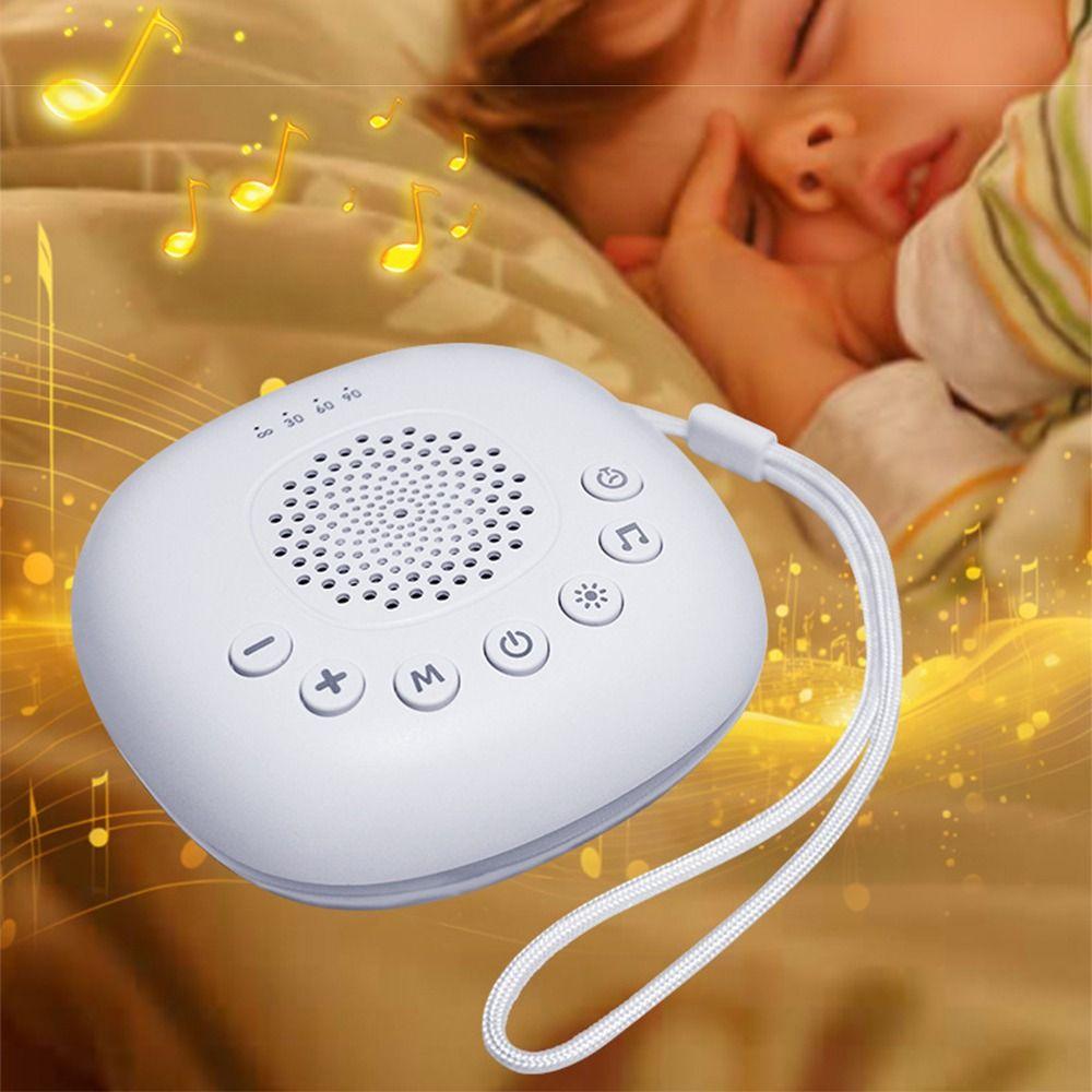 Volume Adjustable Baby Sleep Machine Portable Soothing Sounds Machine Newborn Gifts