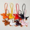 Dachshund Pendant Bag Charms: Cute, Versatile PU Puppy Keychain Accessory