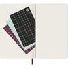 Moleskine 2026 Еженедельник 12-месячный Precious & Ethical Большой Черный Веганская кожа VEGEA Змеиный принт DSPRETB12WN3BY26
