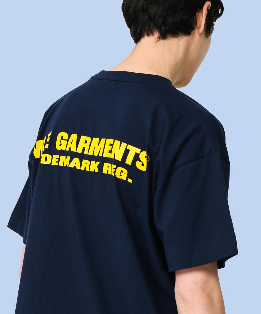 Deomail Mile Garments Товарный знак Круглый вырез [Темно-синий]