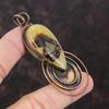 Septarian Pendant Copper Pendant Very Pretty Gemstone Pendant Copper Jewelry Handmade Decent Pendant Jewelry For Gift Boho & Hippie  Pendant