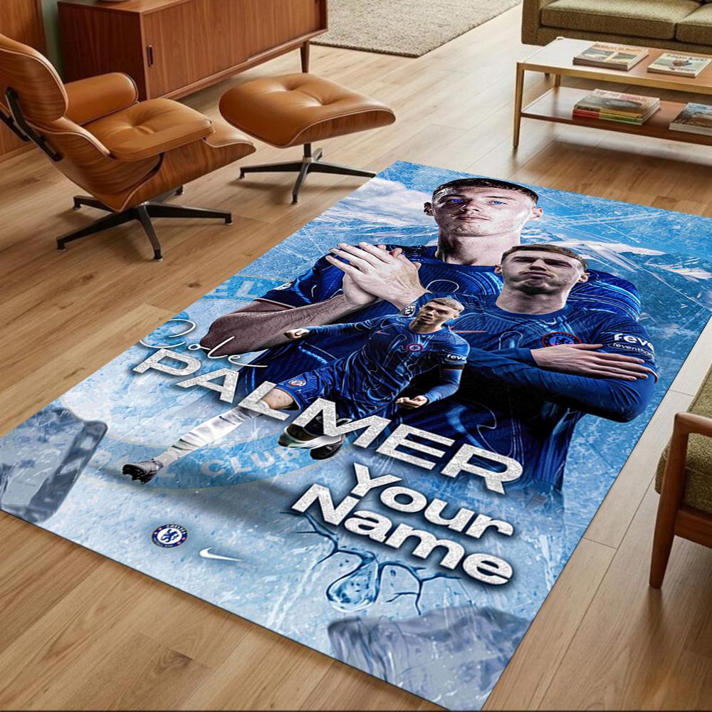 Chelsea Fc Football Player Personalized Text Floor Mat Suitable for Dining Room Bedrooms Hallway Kitchen Antislip Carpet Office home decor