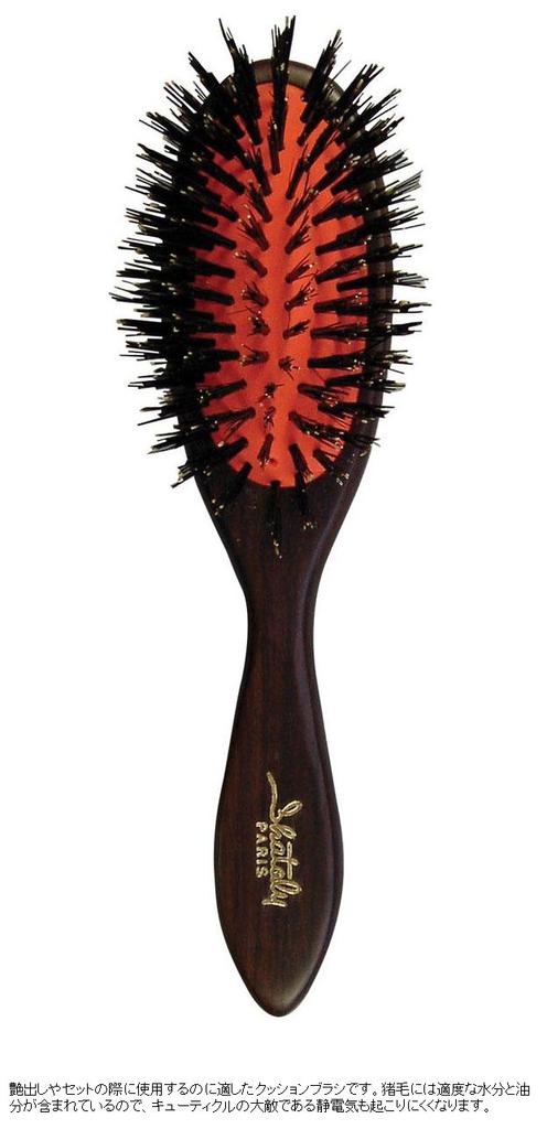 Кисть Osaka Brush Shatri Cushion из щетины кабана, черная, 1 шт. (Маленький) (х 1)