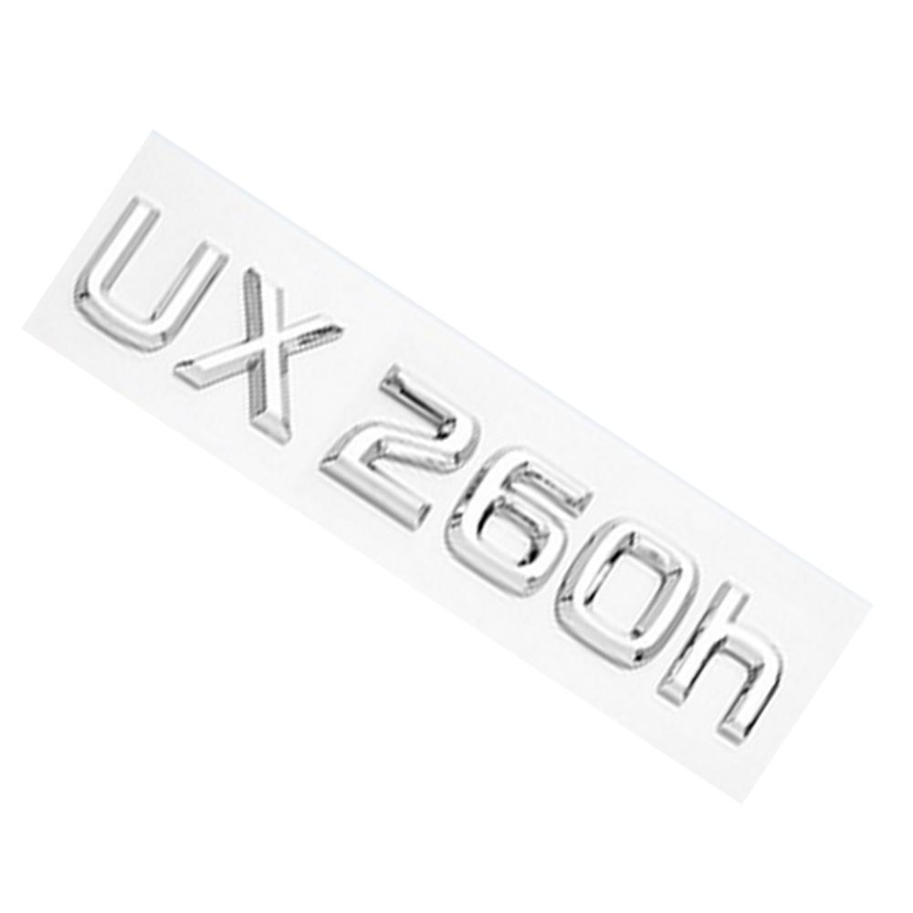 3D ABS Car Trunk Luggage Letter For Lexus UX200 UX250H UX260H HYBRID Logo Sticker Accessories Adhesives Badge Style Stickers