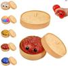 Dumpling Squishies носит с собой мягкую и нелипкую игрушку-антистресс для сжимания руками с эффектом отскока