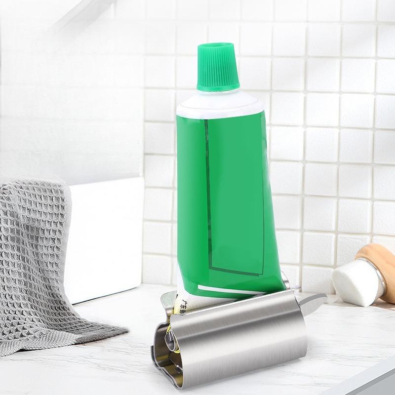 Household Stainless Steel Toothpaste Squeezer, A Manual Rotating Tool for Squeezing Rotten Toothpaste