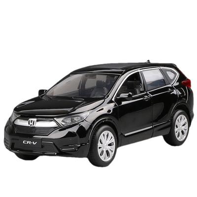1/32 HONDA CRV SUV Модель автомобиля из литого металла Игрушечные транспортные средства Моделирование модели автомобиля Звук и свет Коллекция детских игрушек Подарок