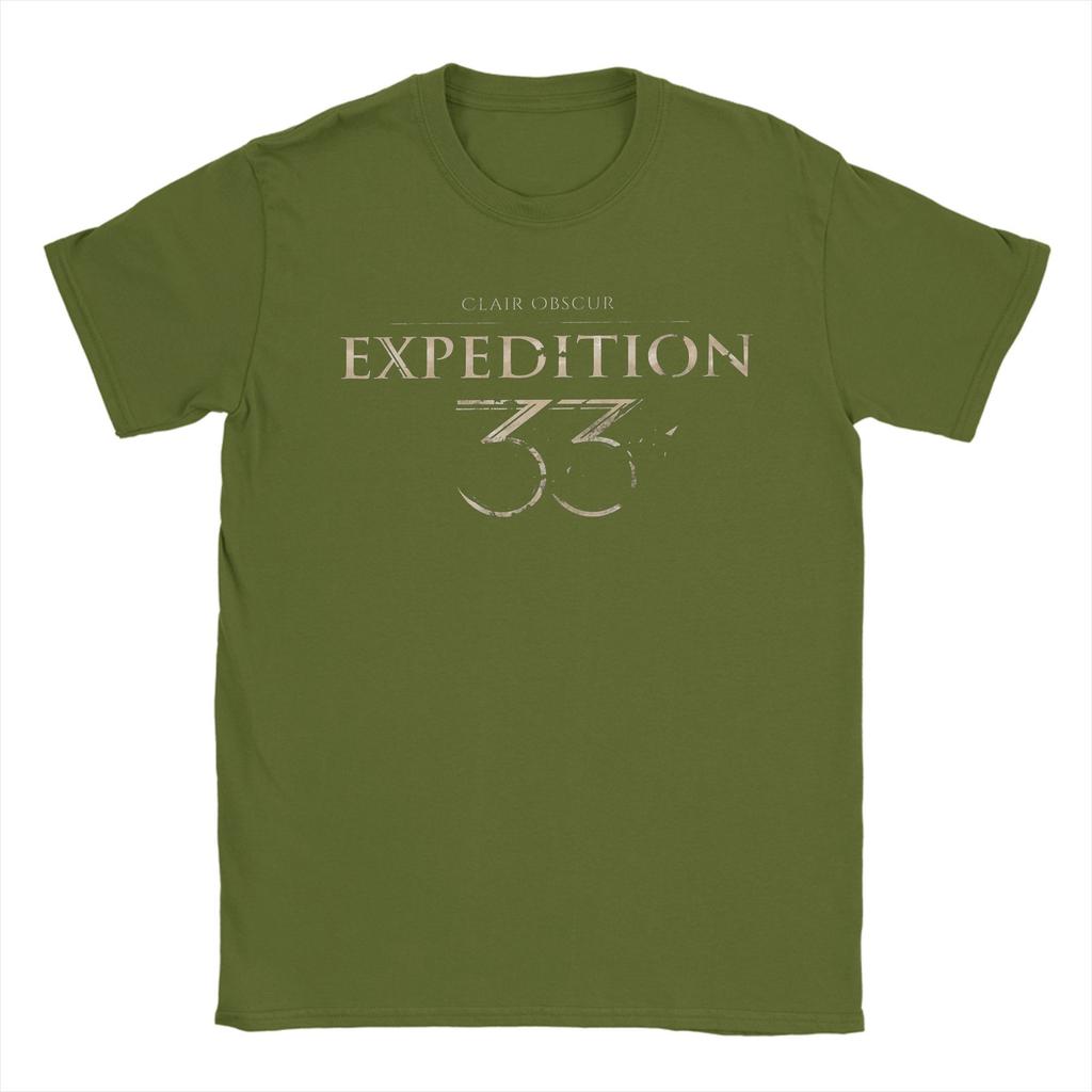 Men's Clair Obscur T Shirts Expedition 33 100% Cotton Clothes Awesome Short Sleeve O Neck Tee Shirt Gift Idea T-Shirt