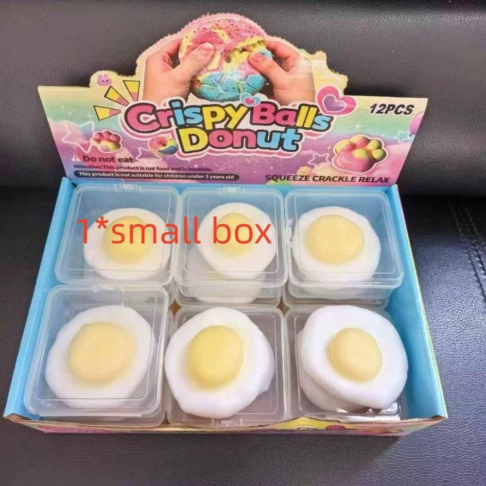 Ice Cream Wax Cracking Squeeze Dumpling Crispy Feel Squishy Crunch Squishy Toy  Children Gifts