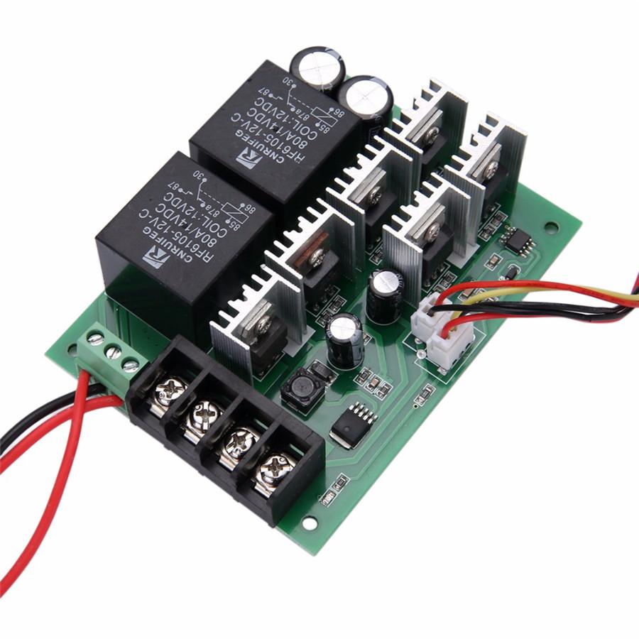 DC 12/24/36/48V 60A ШИМ регулятор скорости двигателя CW CCW реверсивный переключатель