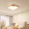 Минимализм из ореха Потолочный светильник Светодиодный Спальня Кремовый Ветры Освещение Гостиная Кремовый Балкон Внутренний свет Декор интерьера дома Лампа