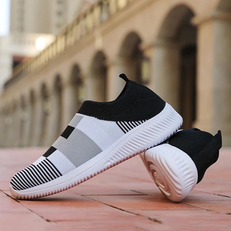 Мода 2024 года, модная новая удобная легкая летняя спортивная обувь, спортивная беговая обувь, повседневная обувь без застежек