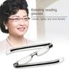 Портативные квадратные складные очки для чтения, вращающиеся на 360 градусов, пресбиопические, складные очки для чтения, унисекс