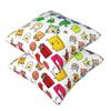 Bfdi All Characters 2 Pcs Square Pillowcase Pillow Cover Cushion Zip Decorative Comfort Throw Pillow For Home Living Room