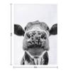 Black and White Cow Print Throw Blanket Baby Flannel Fabric Plush Bed Blankets