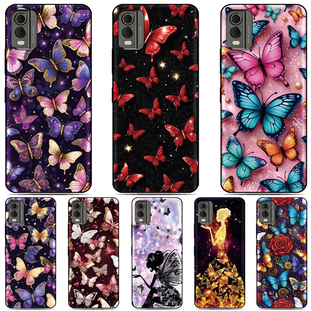 Butterfly Image Phone Case For Ulefone Note 20 19 18 Ultra 10 12 13 14 15 16 17 Pro 13P 12P 11P 10P Silicone Soft Back Cover