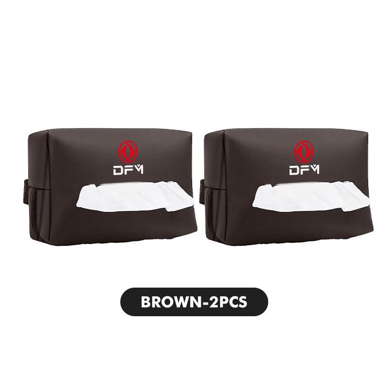 For Dongfeng Motor Car Tissue Box Holder Leather Multifunctional Center Console Armrest Napkin Bag DFM DFSK Glory 360 Cefiro MX6