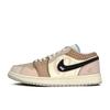 Air Jordan 1 Heartbeat Lover Кожаные Устойчивые к истиранию Низкие Винтажные Баскетбольные Кроссовки Унисекс Серый Розовый HQ3440-101(Команда563)