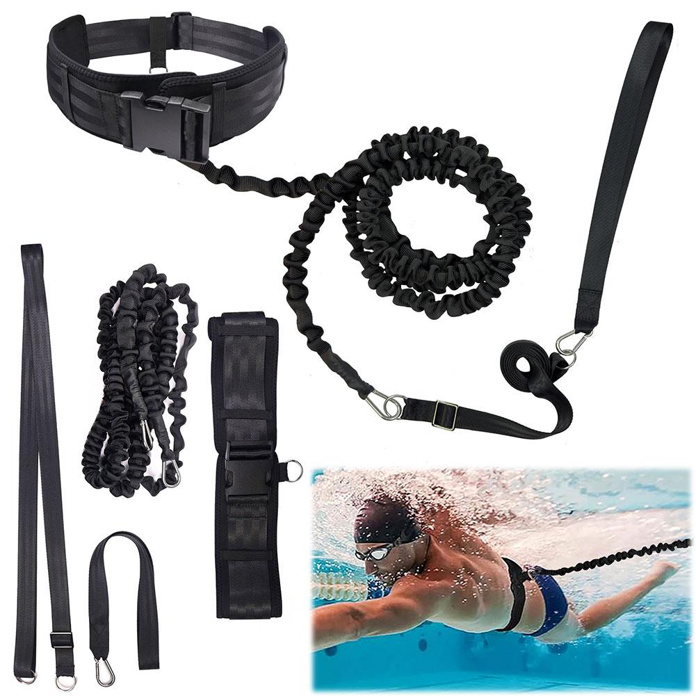 Swimming Training Belt Swim in Place Harness Pool Swim Trainer Belt Harness for Swim Training and Exercise