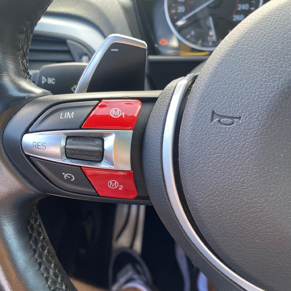 Автомобильный руль M1 M2, кнопка режима с кнопкой запуска двигателя для BMW M3 M4 M5 M6 X5M X6M F10 F15 F16 F30 F34 F36 M