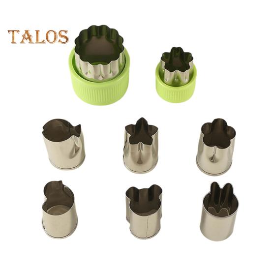 8 шт./компл. овощерезка, анти-деформация, выпекание, гладкий край, легкий торт, тиснение, кухонный инструмент