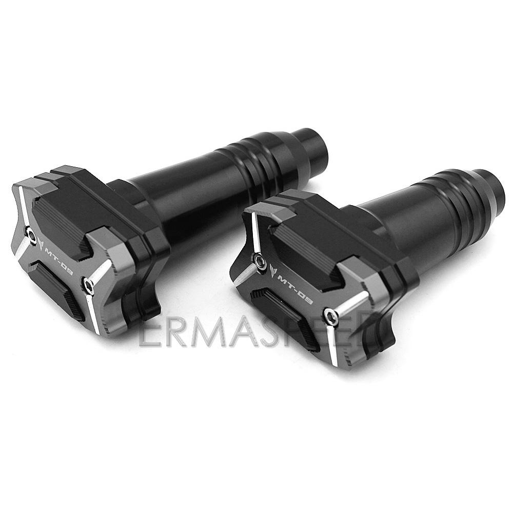 MT-09 мотоциклетная защита от падения, рама, ползунки, алюминиевые аксессуары для мотоциклов с ЧПУ для MT09