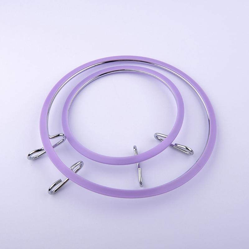 Металлические пяльцы для вышивания, регулируемая рама для вышивания крестом, принадлежности для рукоделия для любителей