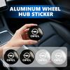 4Pcs 56mm Aluminum Car Wheel Center Hub Cap Sticker Decoration For Opel ADAM ASTRA J K CORSA E INSIGNIA MOKKA VIVA Meriva