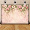 Floral Wall Theme Background Birthday Wedding Engagement Ceremony Party Decoration Abstract Flower Portrait Photography Studio