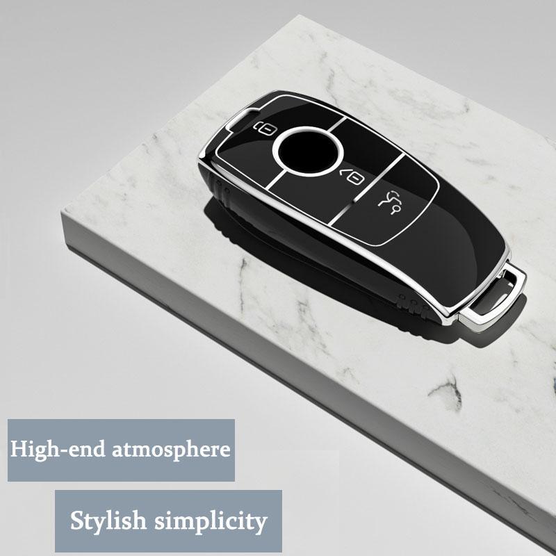 Новый модный чехол для автомобильного ключа из ТПУ для Mercedes Benz ACESG Class GLC CLE CLA GLB GLS W177 W205 W213 W222 X167 AMG
