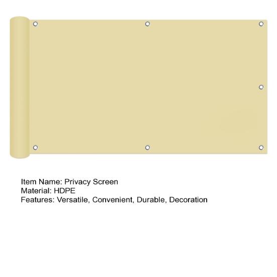 Экран конфиденциальности, защита от ветра и солнца, сетка для балкона, прочная, устойчивая к разрыву теневая сетка для патио, сада, двора