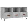 VidaXL TV Stand Concrete Grey 102x36x50 Cm Engineered Wood 829008
