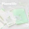 Planwith Friends Program, Four Leaf Clover Loose-leaf Book, Removable Horizontal Line Inner Page Student Workbook B5 Notebook