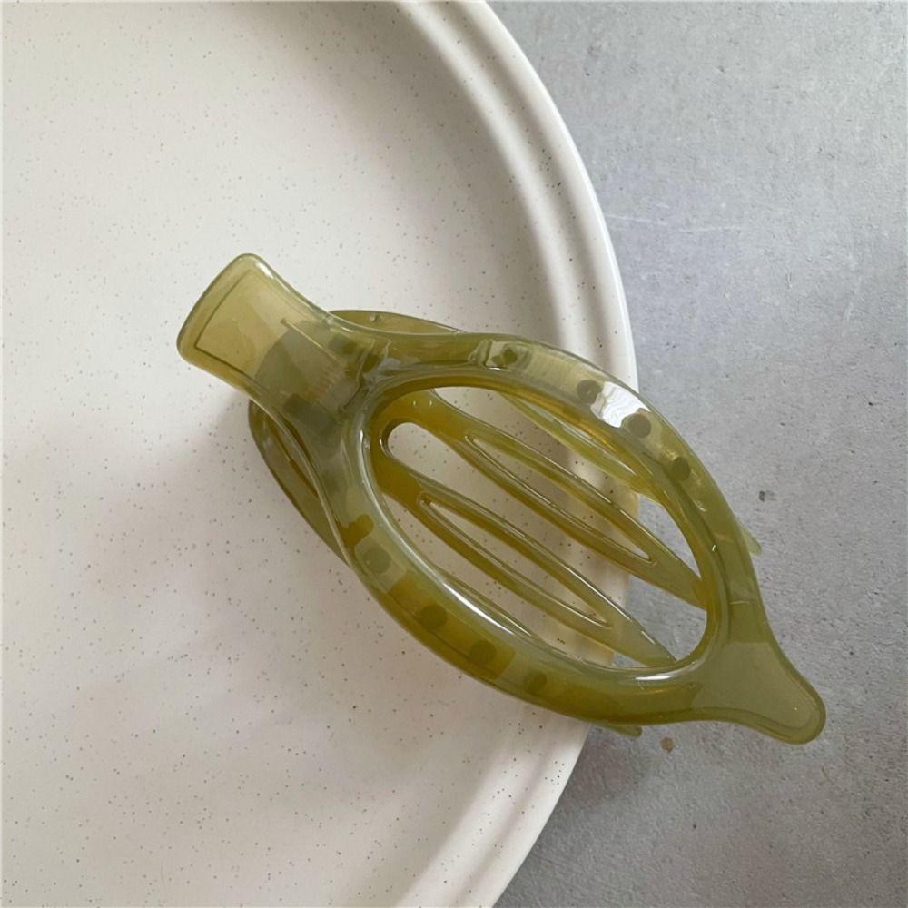 Летняя большая акриловая заколка-заколка для волос, прозрачные плоские заколки-крабы, новые заколки для волос с клювом утки